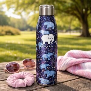 Tervis x Ivory Ella 17oz Elephant Print Stainless Steel Bottle